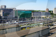 Train Platforms At Stuttgart Main Station