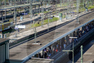 Train Platforms At Stuttgart Main Station