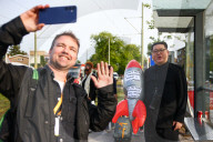 Kim Jong Un Impersonator During NATO Summit In The Hague
