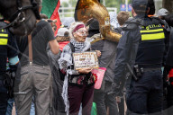 Extinction Rebellion  Trying To Block The Highway During The NATO Summit.