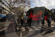 Demonstration Of Unions And Retirees
