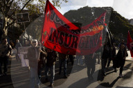 Demonstration Of Unions And Retirees