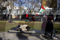 Demonstration Of Unions And Retirees