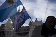 Demonstration Of Unions And Retirees
