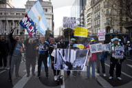 Demonstration Of Unions And Retirees