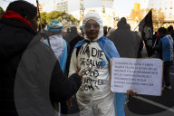 Demonstration Of Unions And Retirees
