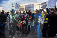 Demonstration Of Unions And Retirees