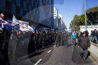 Demonstration Of Unions And Retirees