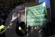 Demonstration Of Unions And Retirees