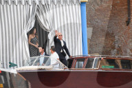 Jeff Bezos And Lauren Sanchez Leaving Hotel - Venice
