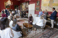 Rachel Reeves UK Chancellor of the Exchequer hosts the Sunday Times 100 Entrepreneurs reception