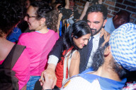 Zohran Mamdani greets supporters after winning the Democratic mayoral primary in Long Island City, New York