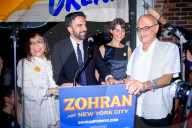 Zohran Mamdani greets supporters after winning the Democratic mayoral primary in Long Island City, New York