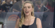 Scarlett Johansson brings baby dinosaur to TV interview