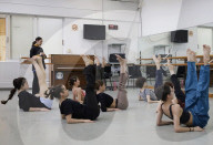 Rehearsal Of The Production "Atman, The Soul In Action," Mexico City