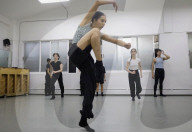 Rehearsal Of The Production "Atman, The Soul In Action," Mexico City