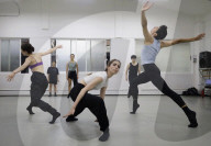 Rehearsal Of The Production "Atman, The Soul In Action," Mexico City