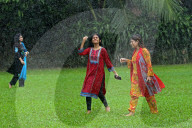 Rain Brings Relief To Dhaka 