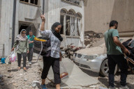 Tehran buildings and streets hit by Israeli bombs