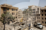 Tehran buildings and streets hit by Israeli bombs