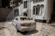 Tehran buildings and streets hit by Israeli bombs
