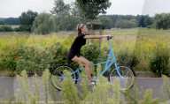 Body powered bike gives a full workout