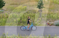 Body powered bike gives a full workout