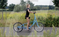 Body powered bike gives a full workout