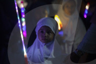 Torchlight Parade Welcoming Islamic New Year In Indonesia