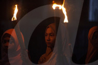 Torchlight Parade Welcoming Islamic New Year In Indonesia