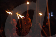 Torchlight Parade Welcoming Islamic New Year In Indonesia