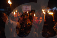 Torchlight Parade Welcoming Islamic New Year In Indonesia