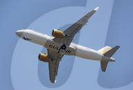 First flight of the Gulf Air Airbus A320-251N at Toulouse Airport
