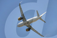 First flight of the Gulf Air Airbus A320-251N at Toulouse Airport