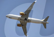 First flight of the Gulf Air Airbus A320-251N at Toulouse Airport