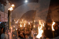 Torch Parade Welcomes Islamic New Year In Jakarta