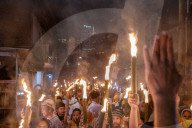Torch Parade Welcomes Islamic New Year In Jakarta