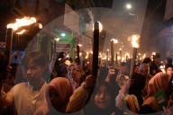 Torch Parade Welcomes Islamic New Year In Jakarta