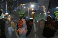 Torch Parade Welcomes Islamic New Year In Jakarta