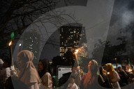 Torch Parade Welcomes Islamic New Year In Jakarta