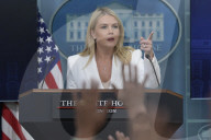 DC: Sec Leavitt hold a Middle East conflict press briefing