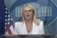DC: Sec Leavitt hold a Middle East conflict press briefing