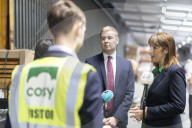 Rachel Reeves UK Chancellor of the Exchequer Rachel Reeves visits Cosy Direct in Burton-on-Trent.