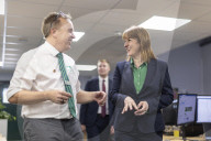 Rachel Reeves UK Chancellor of the Exchequer Rachel Reeves visits Cosy Direct in Burton-on-Trent.