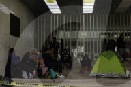 Active Strike At The Institute Of Forensic Sciences In Mexico City