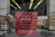 Active Strike At The Institute Of Forensic Sciences In Mexico City