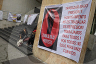 Active Strike At The Institute Of Forensic Sciences In Mexico City