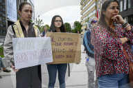 Climate Protest Defending EU Green Deal in Brussels, Belgium.