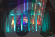 Rainbow-Colored Lasers, Projected To The Sky For Pride Celebrations