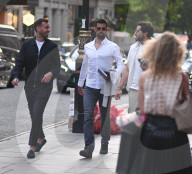 EXCLUSIVE: Novak Djokovic Spotted Arriving At Novikov Restaurant For Dinner In London - 27 Jun 2025